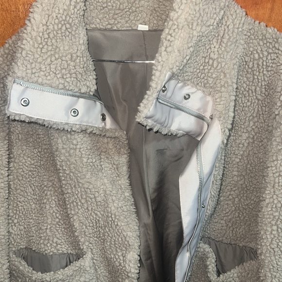 Beige teddy coat - Picture 5 of 6